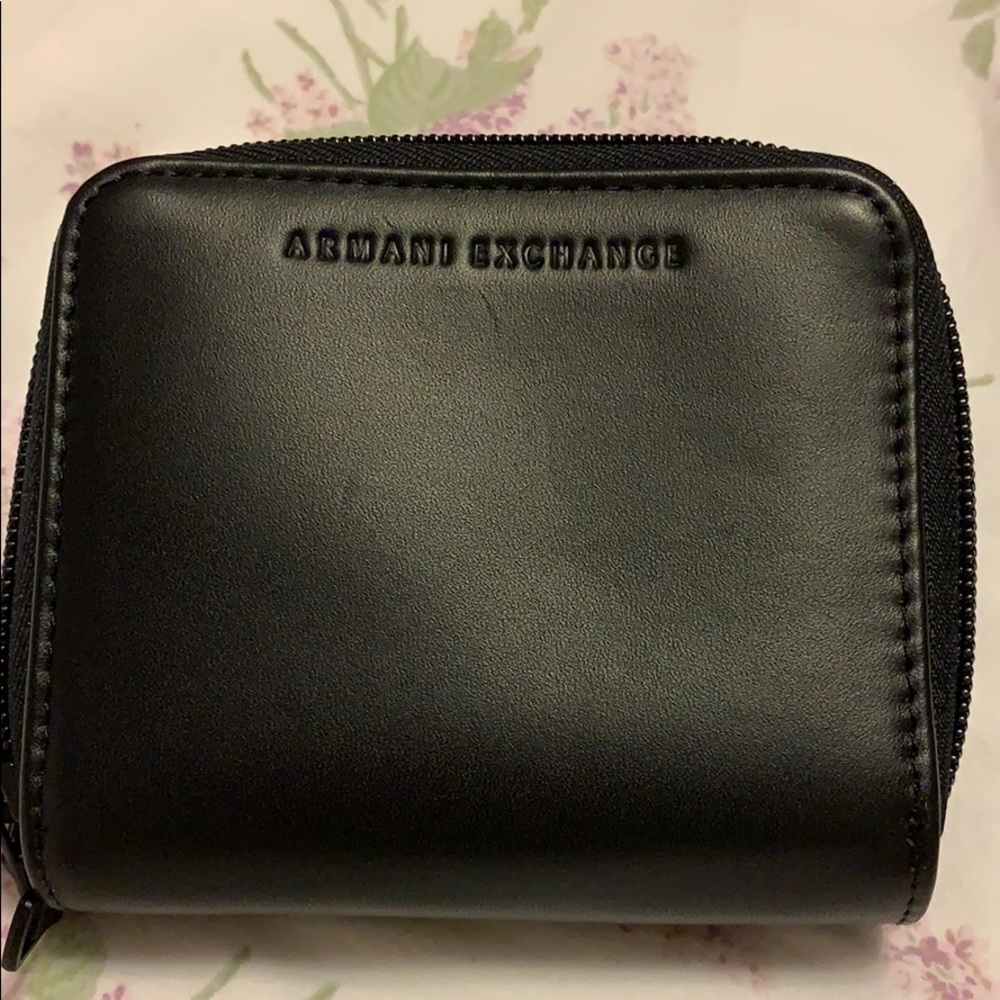 Armani leather wallet